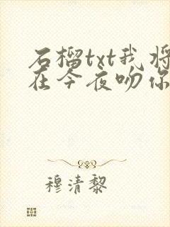 石榴txt我将在今夜吻你