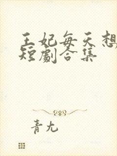 王妃每天想和离短剧合集