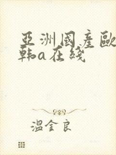 亚洲国产欧美日韩a在线