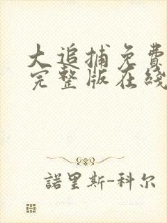 大追捕免费观看完整版在线全集