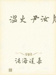 温火 尹汝月封面