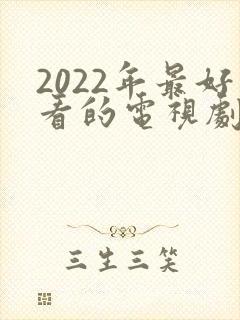 2022年最好看的电视剧