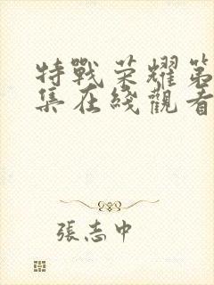 特战荣耀第25集在线观看免费完整版封面