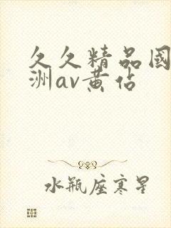 久久精品国产亚洲av黄站