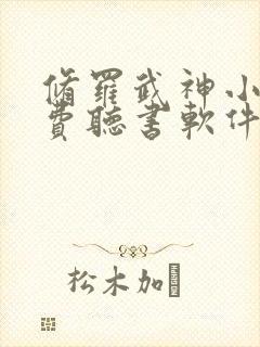 修罗武神小说免费听书软件