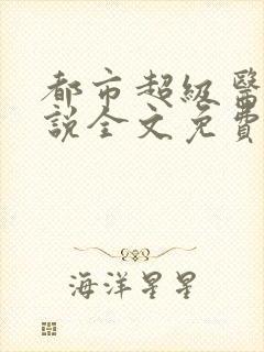 都市超级医圣小说全文免费阅读