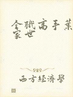 全职高手叶修的家世