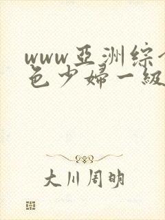 www亚洲综合色少妇一级av