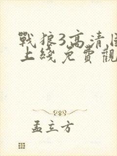 战狼3高清国语上线免费观看