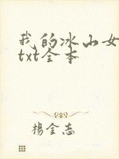 我的冰山女总裁txt全本