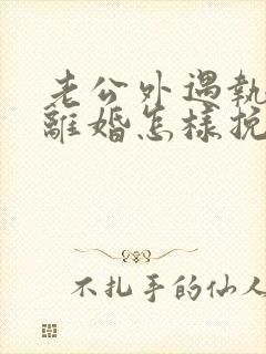 老公外遇执意要离婚怎样挽回