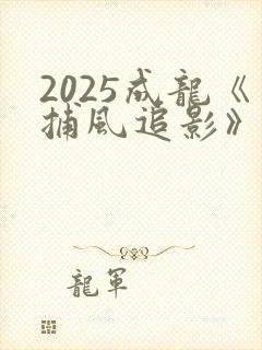 2025成龙《捕风追影》电影