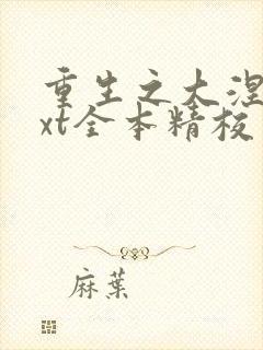 重生之大涅磐txt全本精校