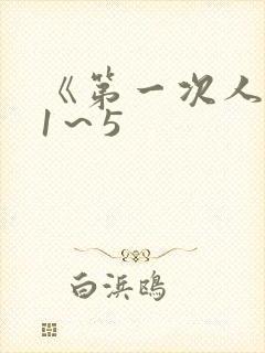 《第一次人妻》1～5封面