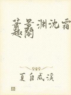 萧景渊沈霜宁笔趣阁