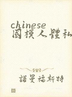 chinese国模人体私拍hd封面