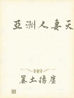 亚洲人妻天天操