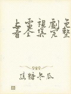 上电视剧免费观看全集完整版