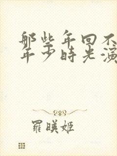 那些年回不去的年少时光演员表封面