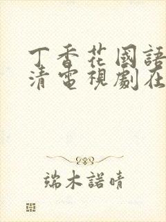 丁香花国语版高清电视剧在线观看