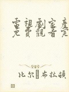 电视剧家产全集免费观看完整版