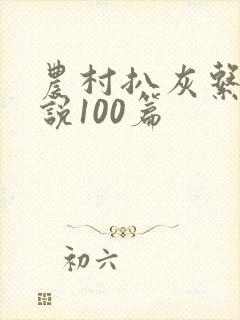 农村扒灰系列小说100篇封面