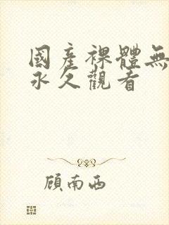 国产裸体无遮挡永久观看