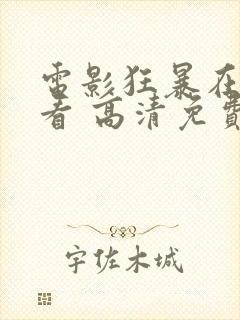 电影狂暴在线观看 高清免费