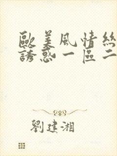 欧美风情丝袜的诱惑一区二区三区