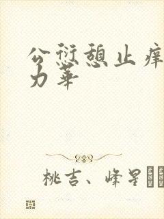公愆憩止痒古悦力华