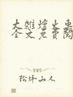 大杂烩火车小说全文免费阅读