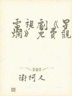 电视剧《星汉灿烂》免费观看封面