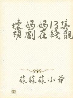 坏妈妈13集电视剧在线观看全集免费