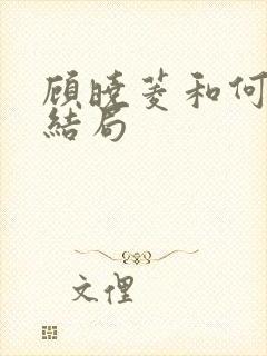 顾晓菱和何睦大结局