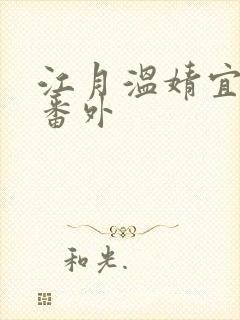 江月温婧宜结局番外