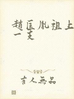 赵匡胤祖上是哪一支