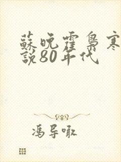 苏晚霍枭寒的小说80年代