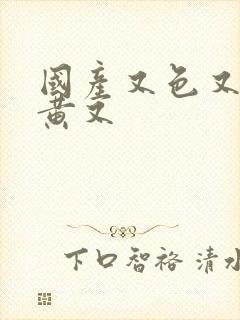 国产又色又爽又黄又