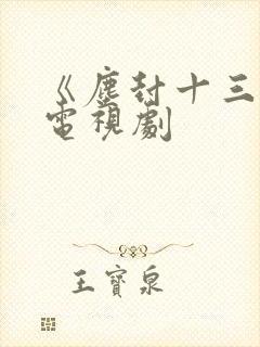 《尘封十三载》电视剧