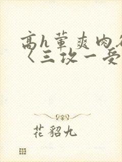 高h荤爽肉欲文〈三攻一受〉视频