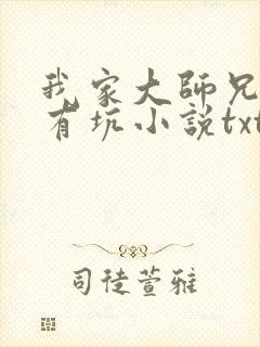 我家大师兄脑子有坑小说txt