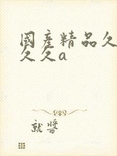 国产精品久久久久久a