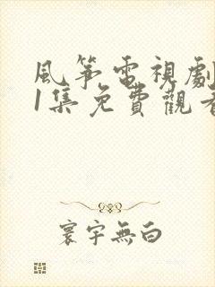 风筝电视剧第51集免费观看西瓜