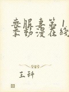 丧服妻第 1 季动漫在线观看