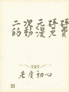 二次元砰砰砰砰的动漫免费看