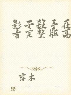 影子杀手在线观看完整版高清