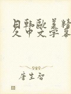 日韩欧美精品久久中文字幕