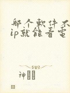 哪个软件不要vip就能看电视剧