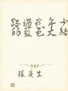 路过我年少时光的蓝色大结局