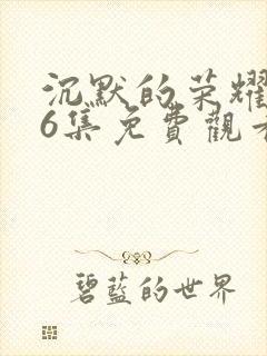 沉默的荣耀第36集免费观看